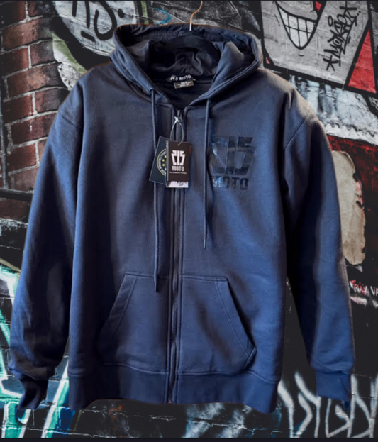 Blackout Zip-Up Armored Hoodie