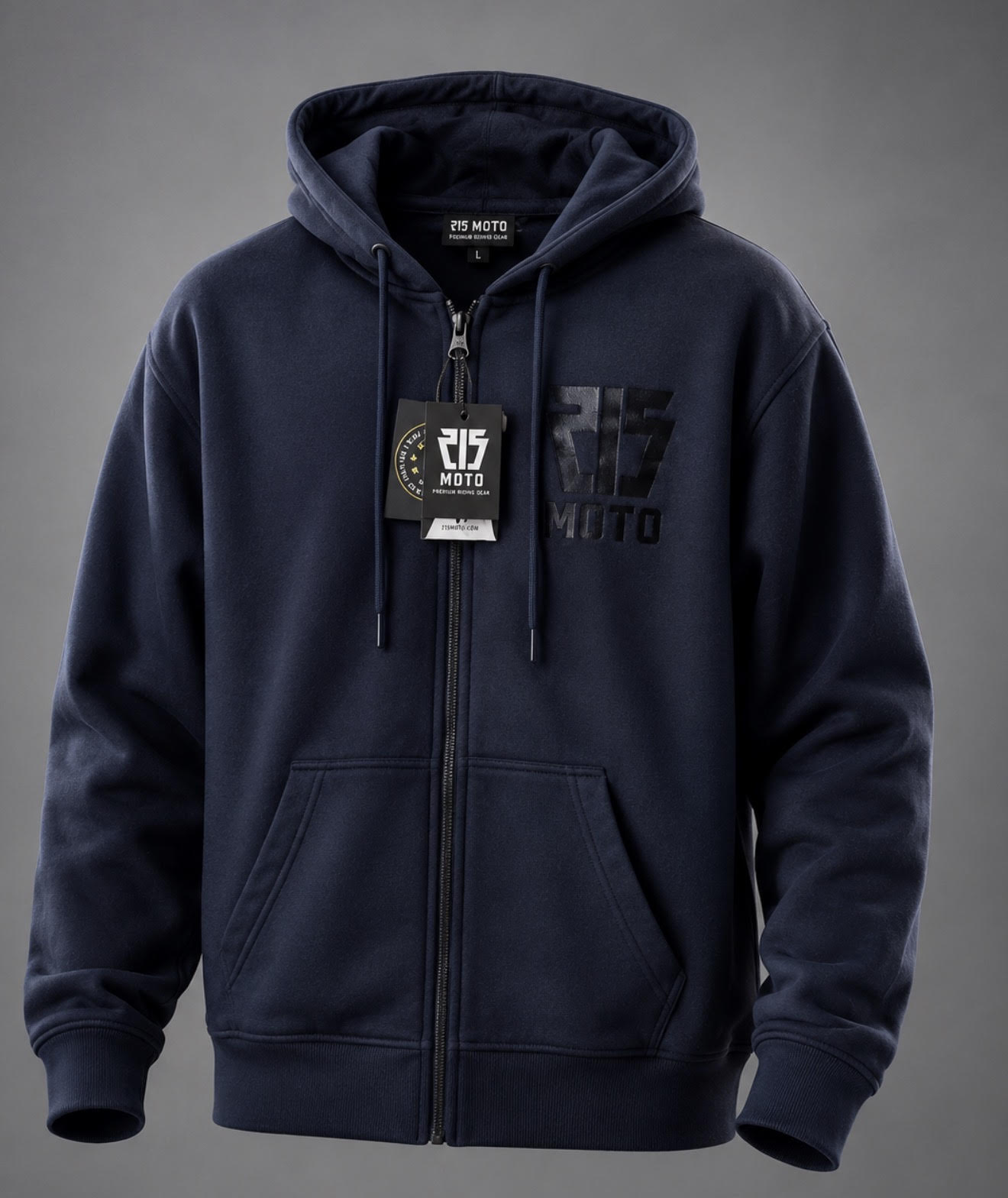 Blackout Zip-Up Armored Hoodie